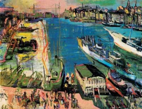 thorsteinulf:  Oskar Kokoschka - The Harbour adult photos