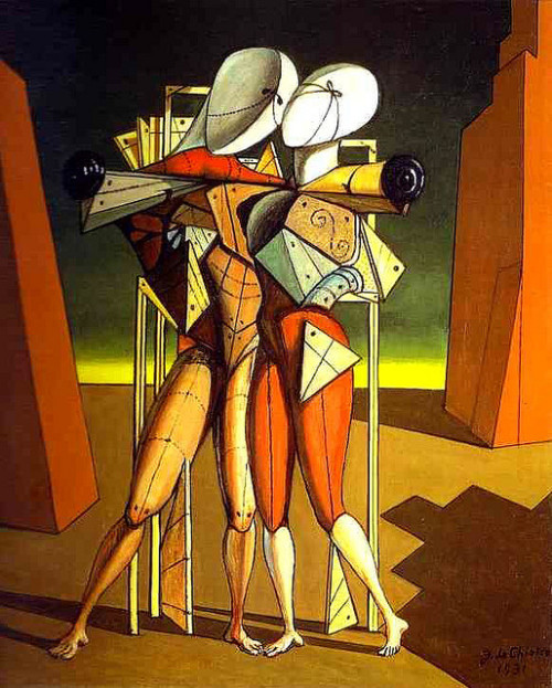 king-juba: Chirico, Giorgio de - 1917 Hector and Andromache by RasMarley on Flickr. Via Flickr: