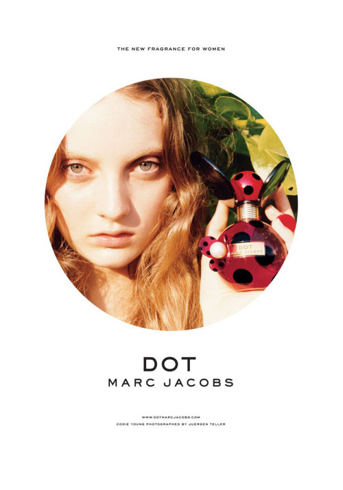 juergenteller: Codie Young for Marc Jacob’s “Dot” fragrance. 
