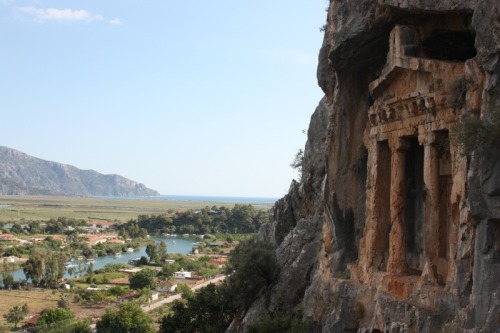 (via Rock Tombs, a photo from Mugla, Aegean | TrekEarth)Dalyan, Turkey