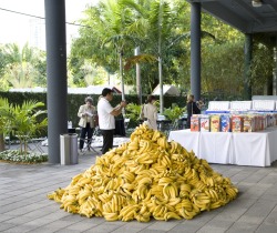 artruby:  Jennifer Rubell, American Morning installation