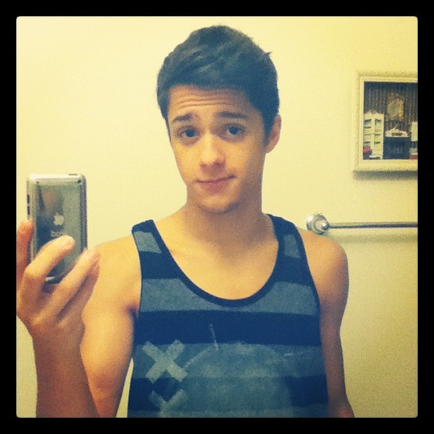 breakfastatblakes:Tank top weather :D #tanktop (Taken with instagram)