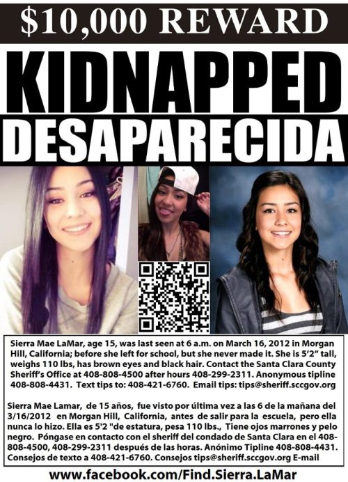 stfuconservatives: kyle-j: updated. She is still missing. Keep up to date on the Facebook page.