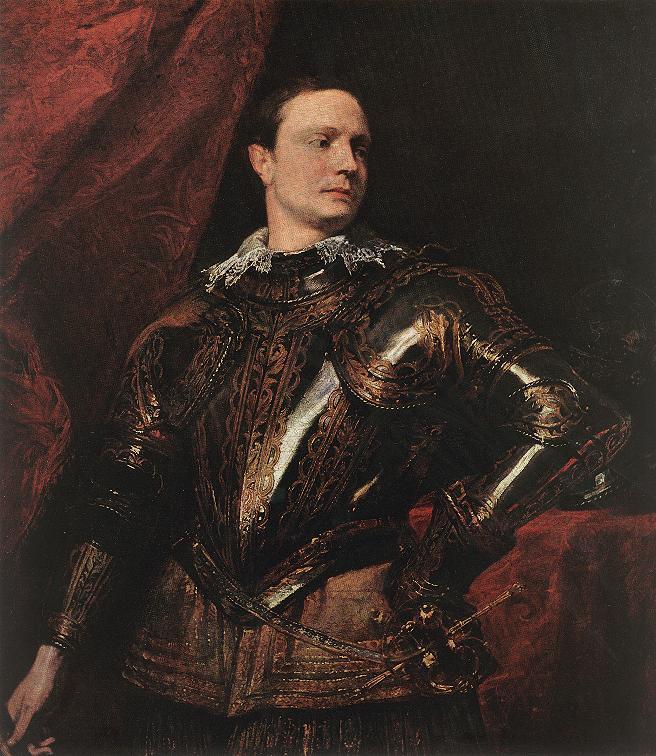 phassa:  Dyck, Sir Anthony van - Portrait of a Young General  