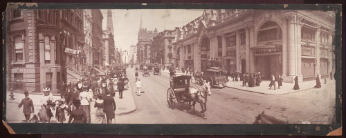 The Sunday parade, Fifth Avenue (c. 1902) - B.J. Falk, photographer.