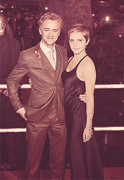 slythinwhore:  Tom and Emma at The Deathly Hallows Part 1 Premiere, New York 2010