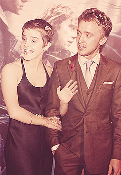 slythinwhore:  Tom and Emma at The Deathly Hallows Part 1 Premiere, New York 2010
