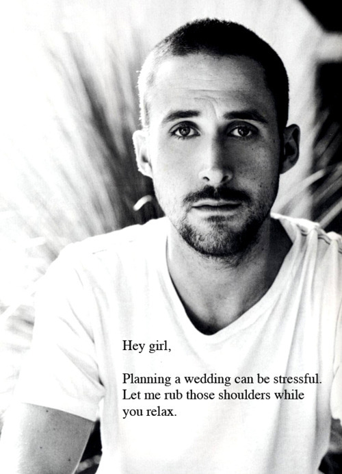 Too kind of you, Ryan Gosling.
