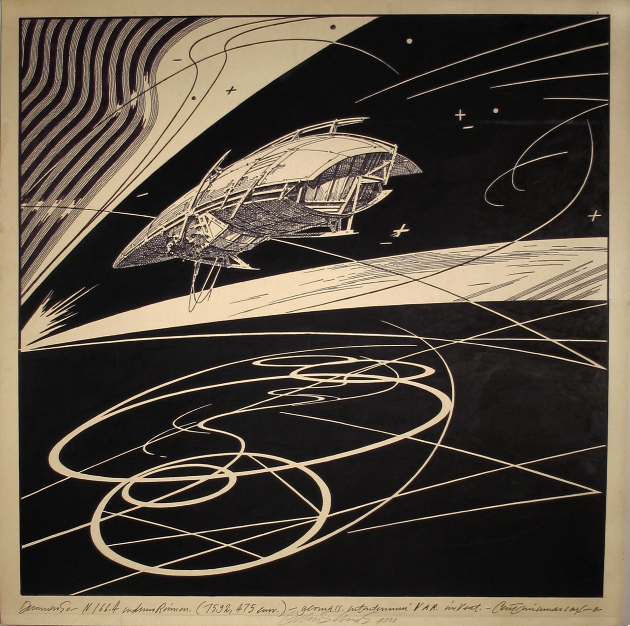 Space Oddity:
Geomagnetic Flying Machines (1988),by Lebbeus Woods, the Cooper Union professor of architecture and more, whose visionary fantastical futuristic Borgesian Piranesian early drawings are at Friedman Benda gallery in Chelsea. Catch the...