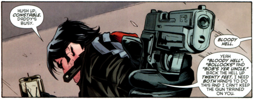 tealgeezus:gothambeat:Red Hood: Lost Days #5“Hush up, Constable. Daddy’s busy.” #I miss the Jason wh