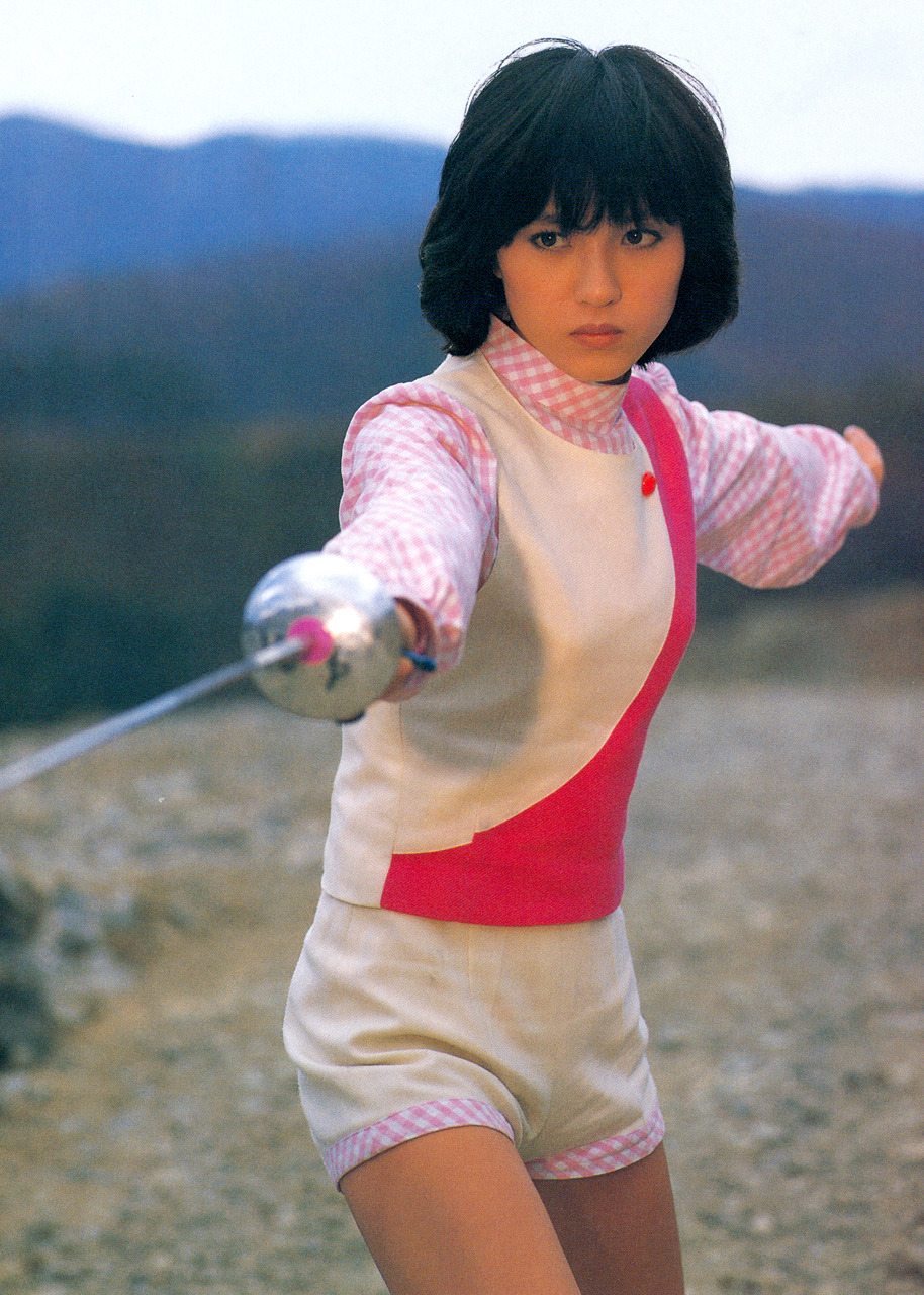 The adorable Sayoko Hagiwara as Rei Tachibana, from KAGAKU SENTAI DYNAMAN, 1983.