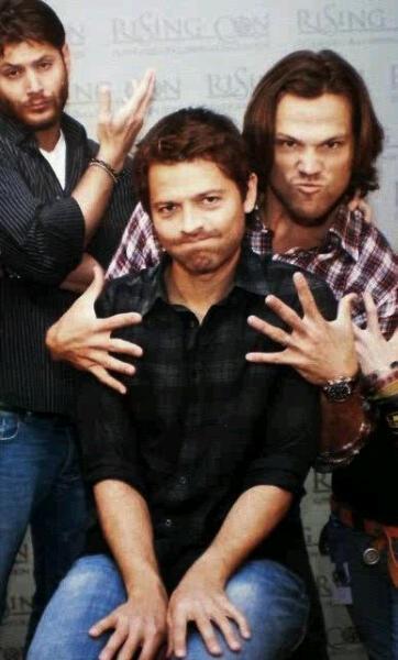 team-winchester:  runningwithmisha:  i love the supernatural cast because they’re