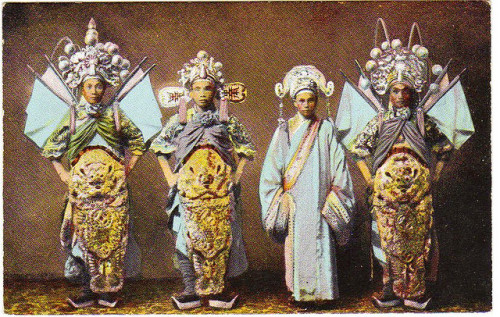 the-next-emperor: 粤剧演员 Chinese Opera by China Postcard on Flickr. Cantonese opera.