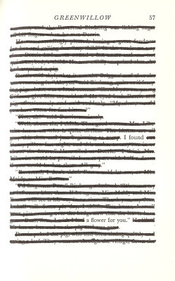 blackout-poetry:  B.J Chute, Greenwillow, 1956