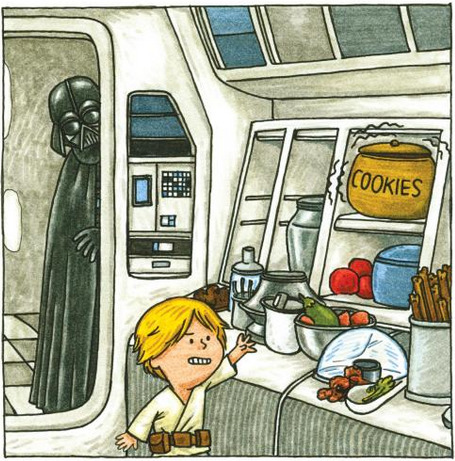 Darth Vader And Son by Jeffrey Brown 