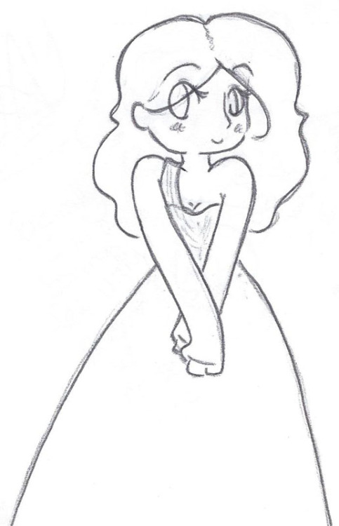 Moar styles!Testing out more styles => drawing myself => drawing myself…in wedding dresses :3