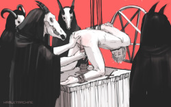 goodboysclub:  hamletmachine:    Patreon + Ko-fi     Demonic sacrifice and chill?