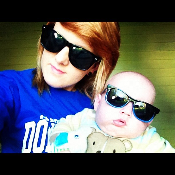 Chillin with shades on. #baby #girl #instagram #ig #like #follow #iphoneography #shades