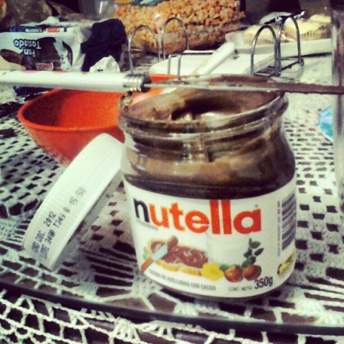 Deliciosa nutella (Tomada con instagram)