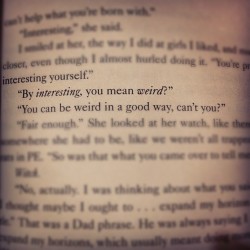 imtooweirdforyou:  Weird. #books #beastly (Taken with instagram) 