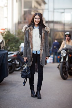 class-ier:  Liu Wen, Model Off Duty  just casually in love with Liu