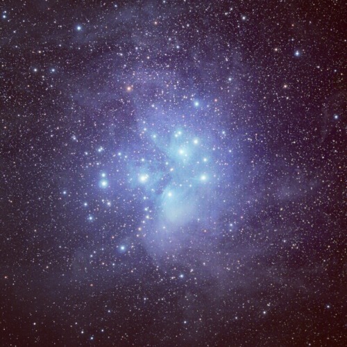 mini-space-alien:ezravstheufos:In the star cluster known as the Pleiades, the hottest stars are B6, 