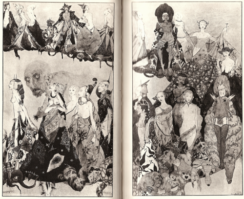 Harry ClarkeThe Masque of Queen Bersabe 1928