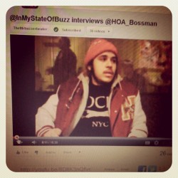Peep The The Homie @HOA_Bossman rockin the &ldquo;OCD Protect NYC Tee&rdquo; In His Latest Interview With @InMyStateOfBuzz  Click Here To Watch Interview