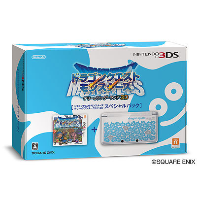 Square Enix reminding us about another limited edition 3DS we’ll never get in the West, with this shot of the Dragon Quest Monsters: Terry’s Wonderland 3D bundle. This package and the GBC remake release on March 31.
Buy: DQM Joker 2, More Dragon...