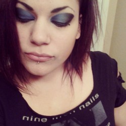 shatteredprinciples:  Love my make-up today (Taken with instagram)