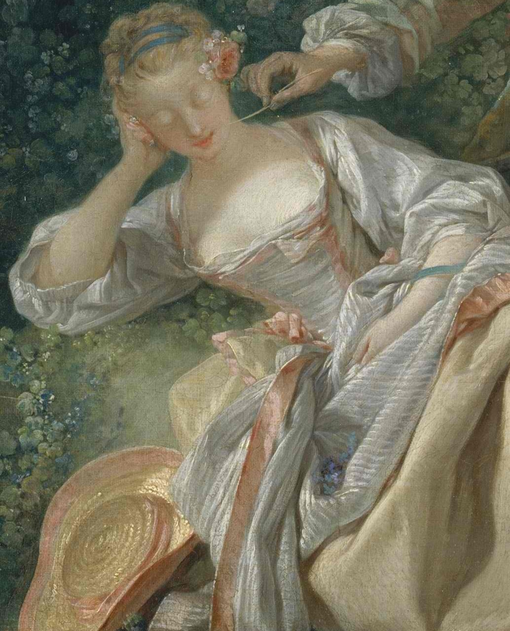 Francois boucher sleeping young woman