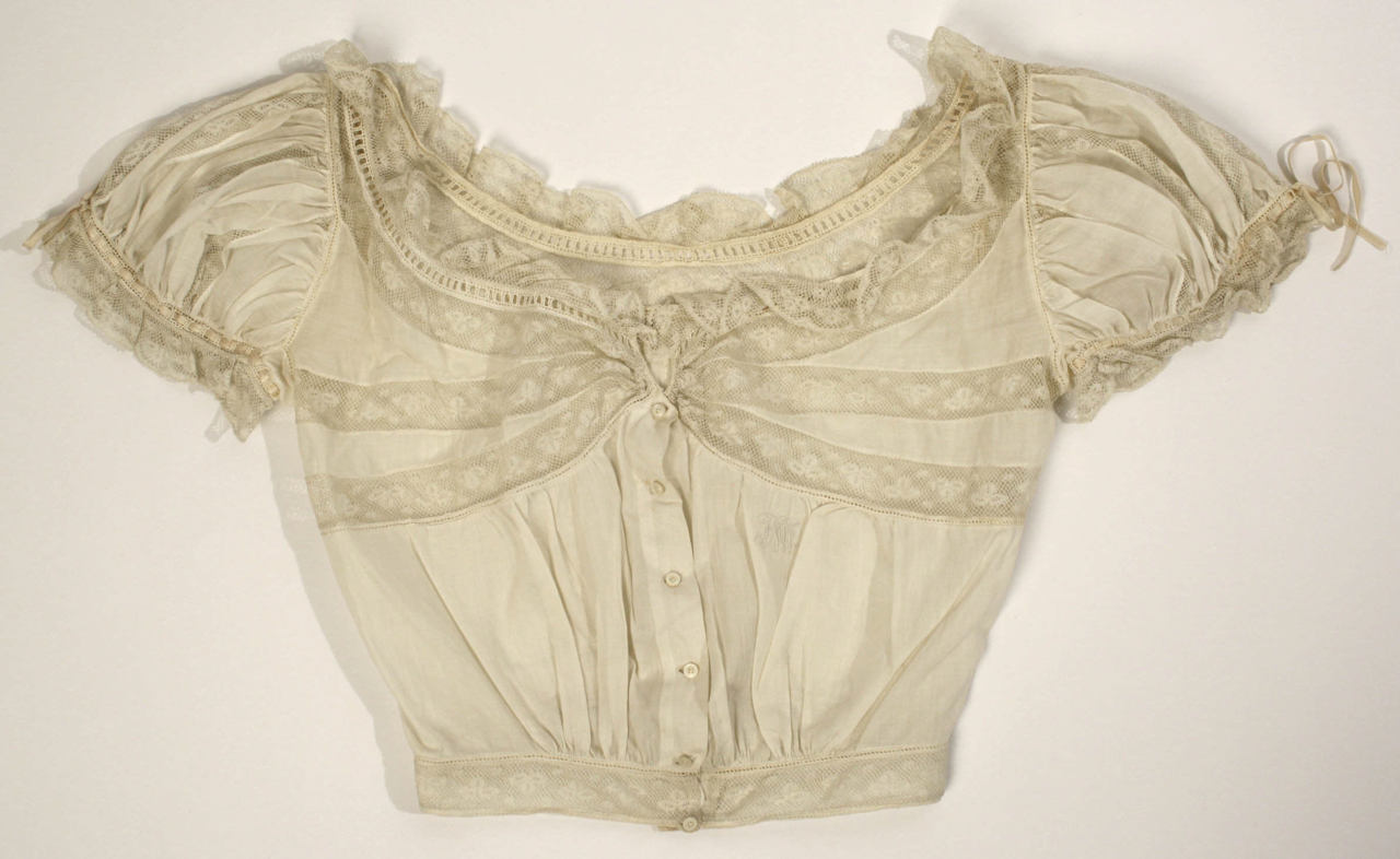 wingless:  Corset Cover. Date: 1900–1903 Culture: American or European. No medium