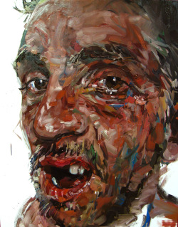  Paintings By Andrew Salgado Bloody Faggot | Oil On Canvas. 72X60. (2008)  The