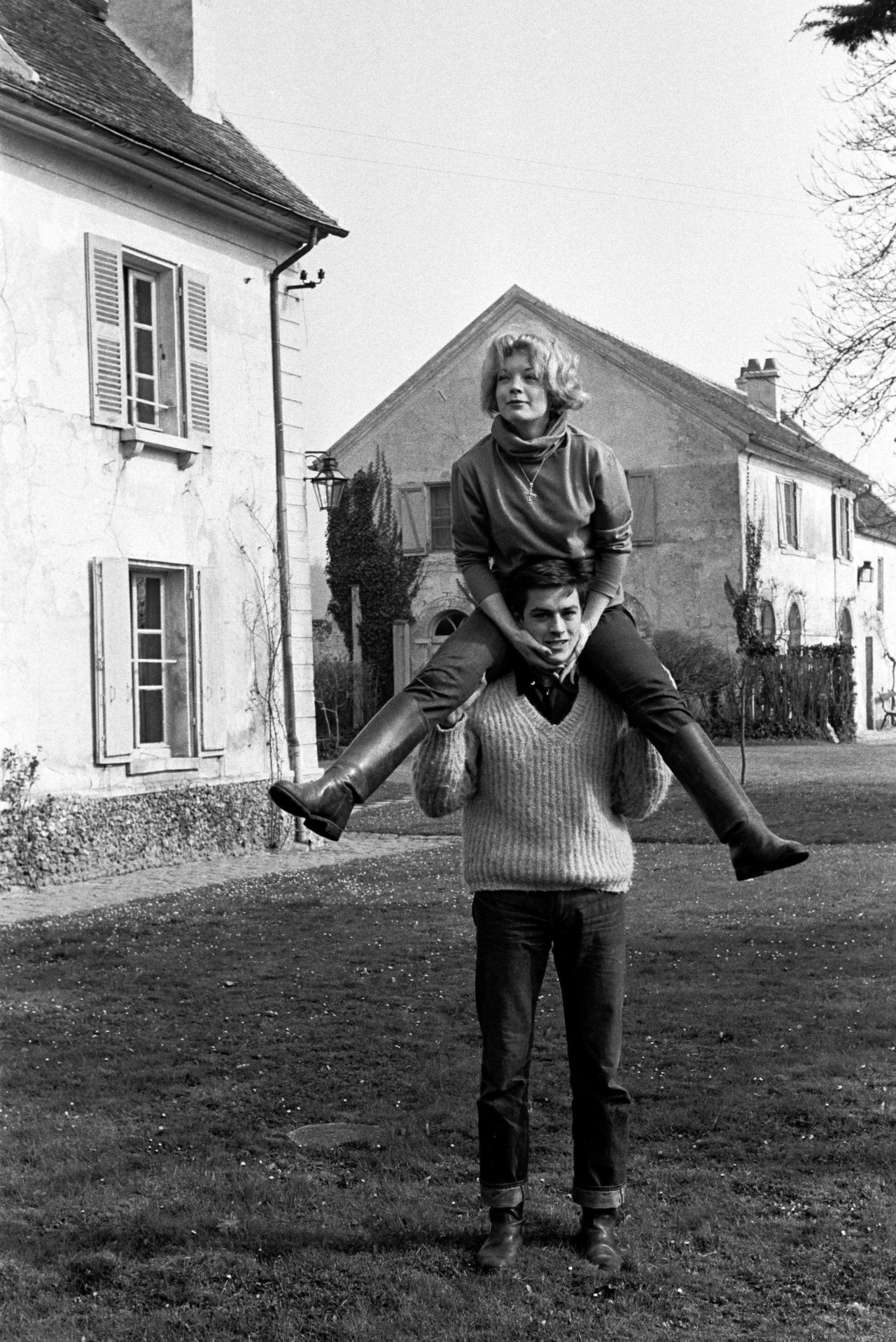 With Romy, 1959.