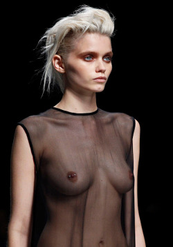 princesscelia:  Abbey Lee Kershaw @ Haider Ackermann Spring Summer 2012