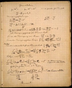 feezix:   Pages from Albert Einstein’s notebook 