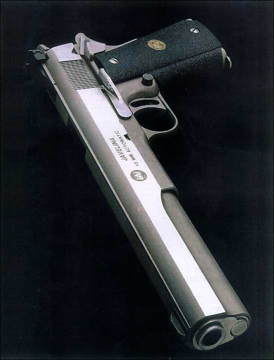 gunrunnerhell:  Javelina 10mm These handguns are similar to the Hardballer Longslides