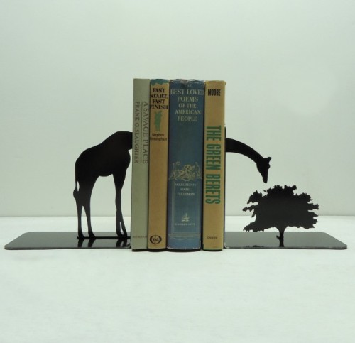 bookporn:  Book Ends by Knob Creek Metal Arts on Tumblr Also          