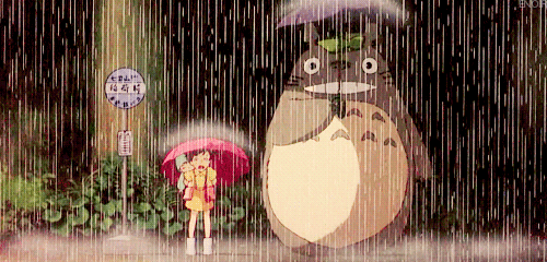 Last night the rain was absolutely hammering down and I had an urge to go outside and pretend to be Totoro. Unfortunately my plans were scuppered by the lack of an umbrella. Sad times.