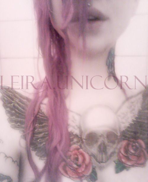 inked-unicorn:  Shower pic at my chest piece. porn pictures