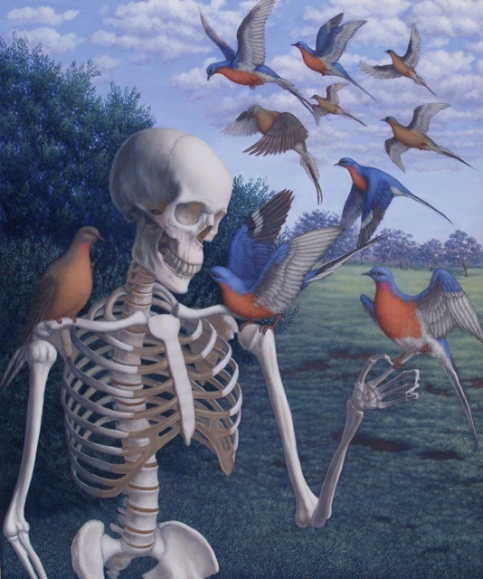 2headedsnake:  sandrayagi.com Sandra Yagi. Elegy, 2011. Oil on panel, 24 x 20. 