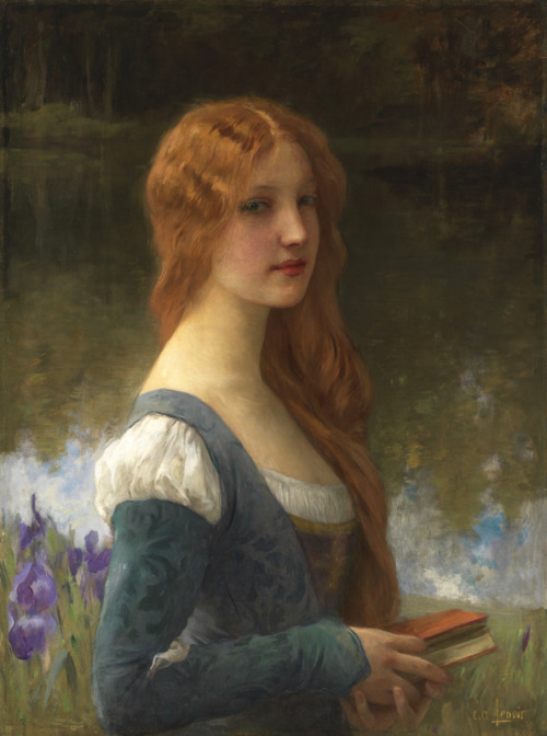 A Leitora (The Reader)Charles-Amable Lenoir (22 October 1860–1926) was a French painter. Like his me