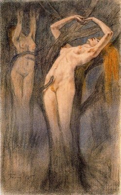 furrow-of-the-gods:  Felicien Rops - Las