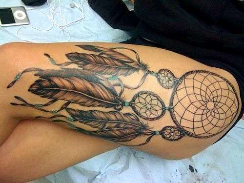 Dreamcatcher tattoo sexy angel bites