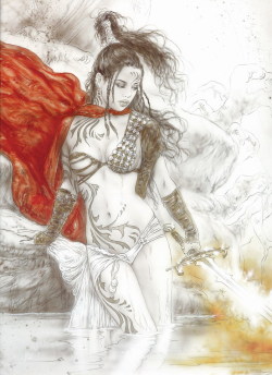 vitazur:  Luis Royo - The monastery of the