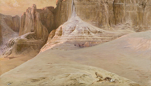 [ C ] Georges Clairin - Mountains at Thebes, West Nile Bank (by Cea.)