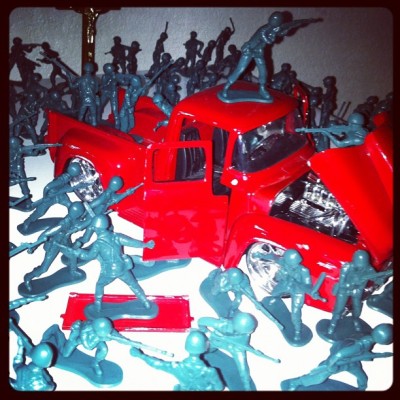 Army men taking over 😃 (Taken with instagram)