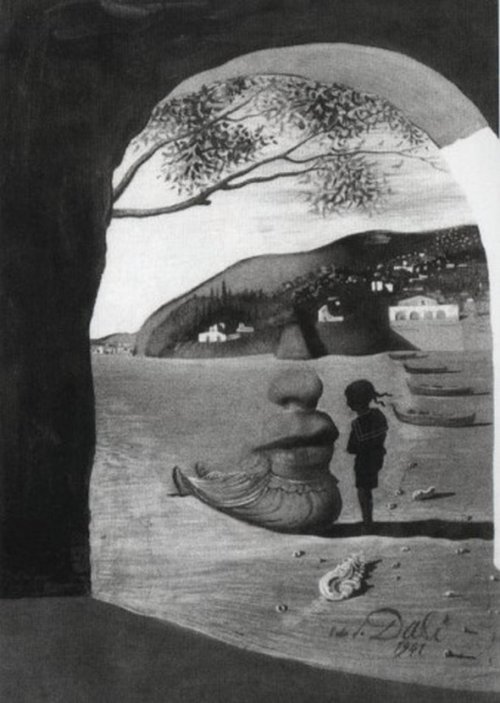 asblindasafoolcanbe:  “The Mysterious Lips that Appeared on the Back of my Nurse” (1941) 