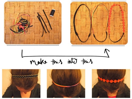 DIY Easiest Headband Ever. From Clones & Clowns here.