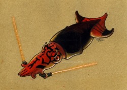 kasprik:  meglyman:  Darth Maul Squid II